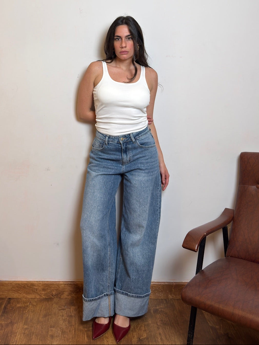 Tank top with molded cups