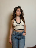 Top Crochet Bicolore - Ivy