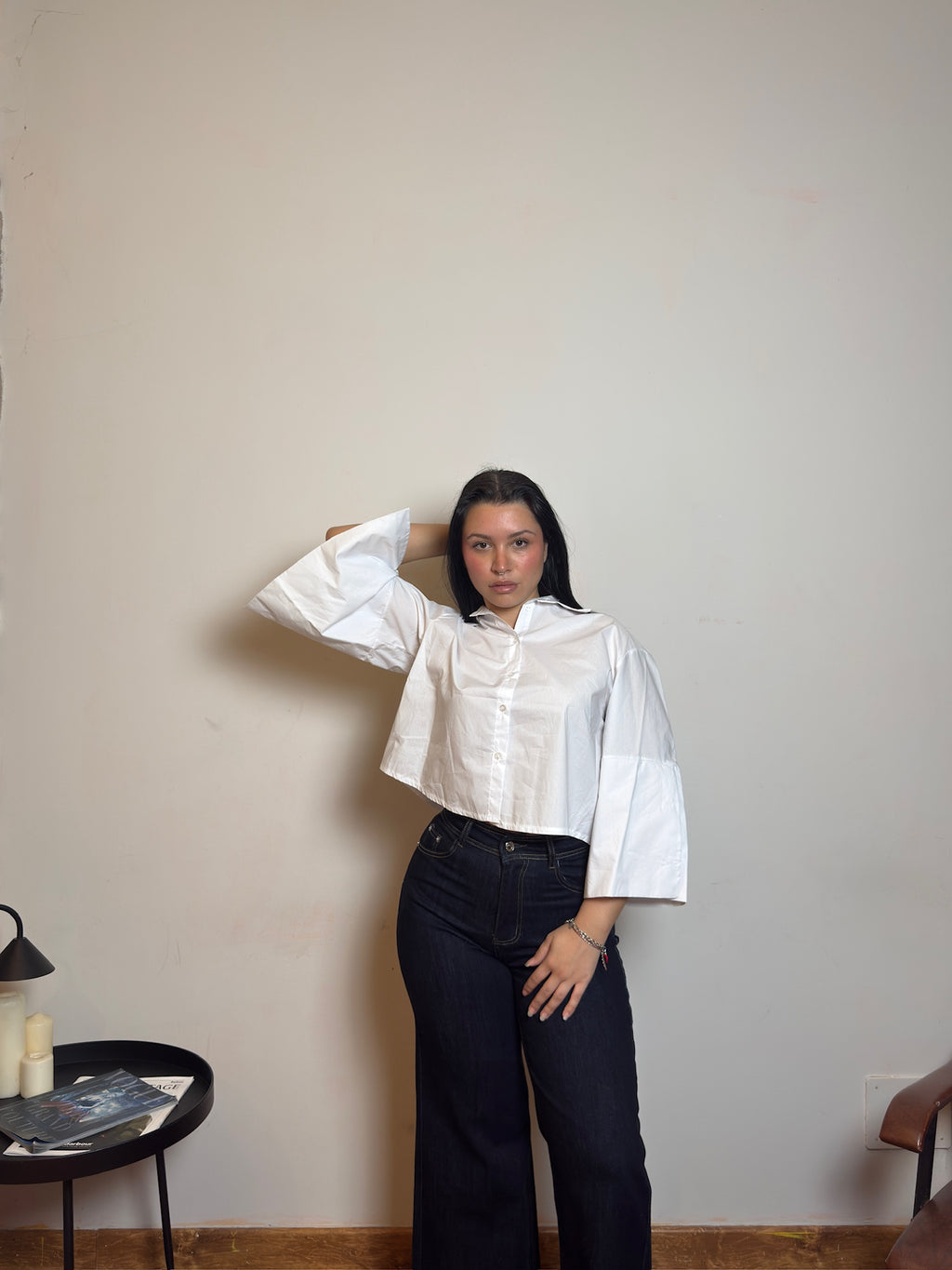Cropped Poplin Shirt - TheDepot